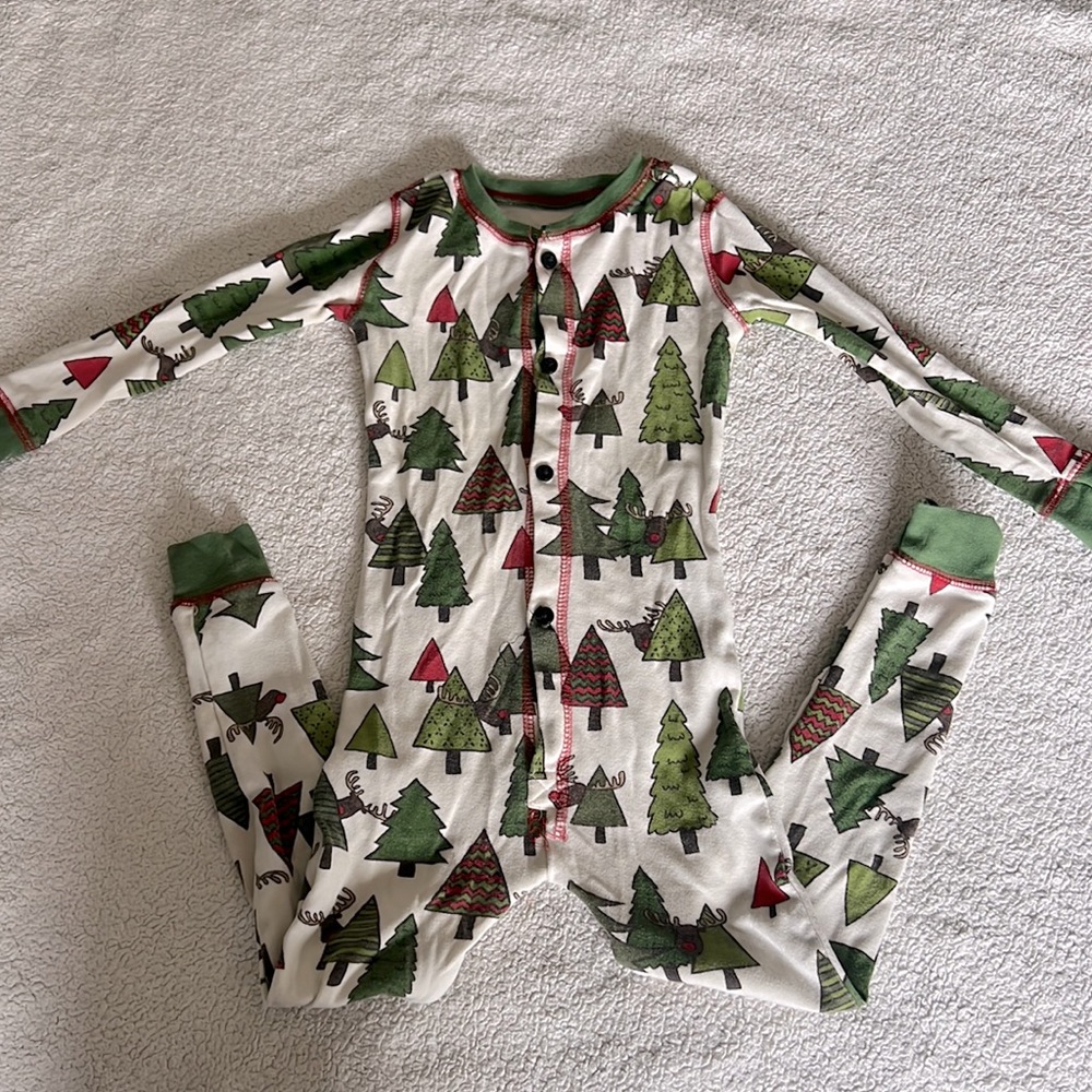 Lazy One kids onsie Christmas Pajamas